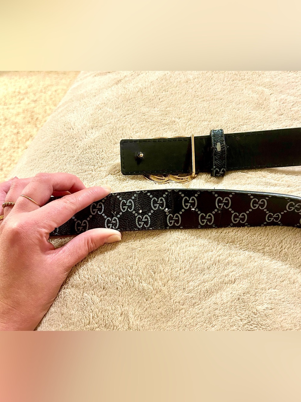 Gucci GG Marmont Black Belt - Picture 10 of 14